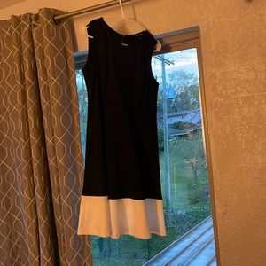 Business dress white bottom